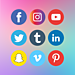SocialBar ‑ Social Media Icons
